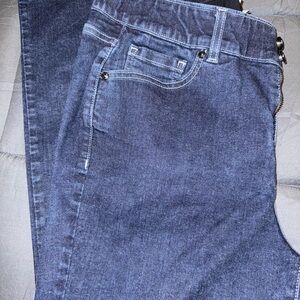 Lane Bryant Women's Dark Blue Flare Jeans